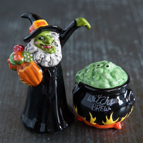 Cracker barrel witch and cauldron